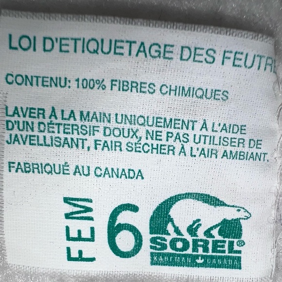 SOREL Women's Size 6 Vintage Kaufman Canada Felt Lined Snowcap Winter Boot Black - Picture 9 of 10